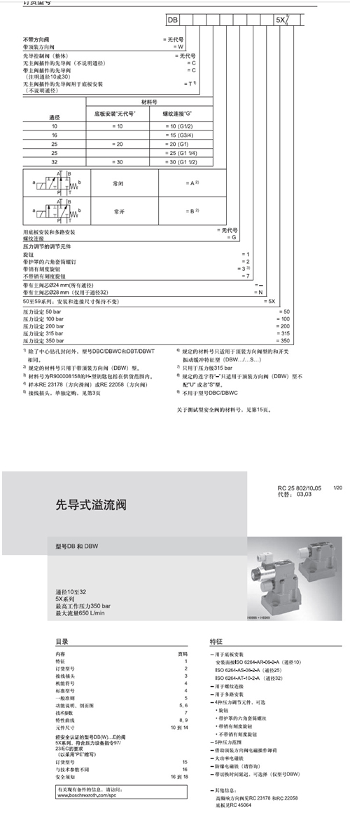 力士樂(lè) Rexroth R900906285 DBW10B2-5X 315-6EG24N9K4
